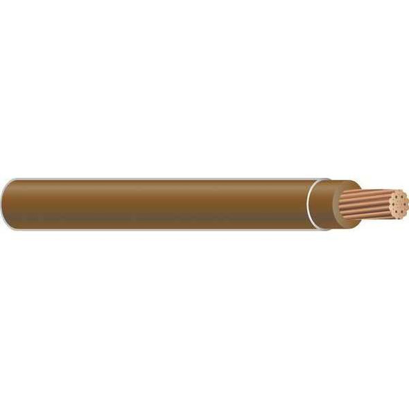 THHN Building Wire, Copper, 14 AWG, 1C, Brown, Stranded, 500 ft