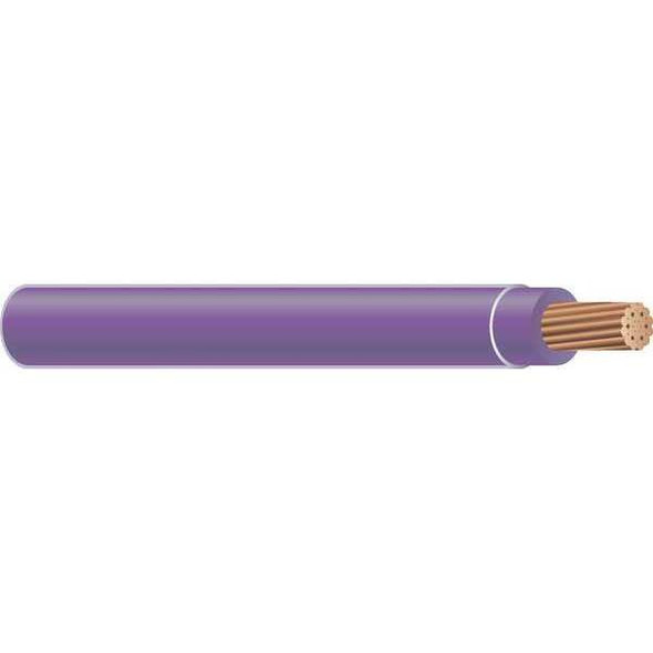 THHN Building Wire, Copper, 14 AWG, 1C, Purple, Stranded, 500 ft