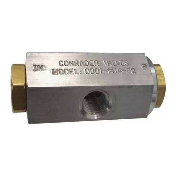 Conrader Blow Down Valve,250 psi,1/4in. NPT DBD1-1414