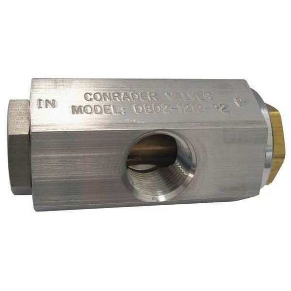 Conrader Discharge Valve, 1/2" NPT, 250 PSI,4cfm DBD2-1212 Conrader Discharge Valve, 1/2" NPT, 250 PSI,4cfm DBD2-1212