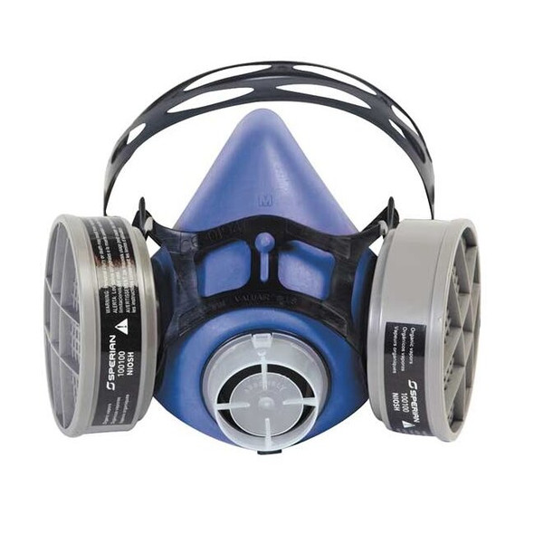 Half Mask Respirator, S-Series, Threaded, Size, M 0 Cartridges Included
