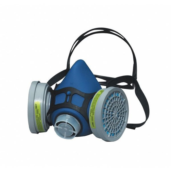 North Half Mask Respirator, S-Series, Threaded, Size, M 0 Cartridges Included 302500