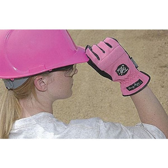 Mechanics Gloves, Synthetic Leather Palm, S, Pink  TCX-22-S
