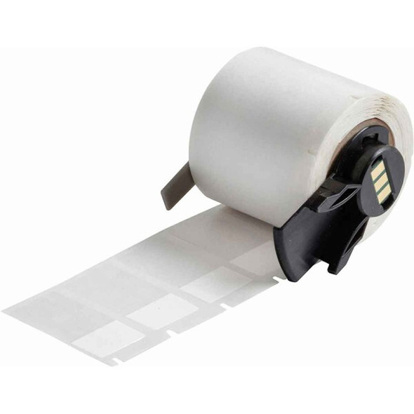 Brady Label,3/4 in W,Clear; White M6-30-427