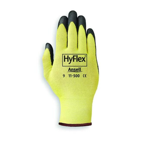 Ansell Cut Resistant Coated Gloves, Cut Level A2 ,Nitrile ,Rough ,XS 1 PR 11-500