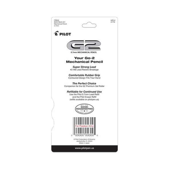 Pilot Pencil,Mech,.7Mm,Ast,PK5 072838317766