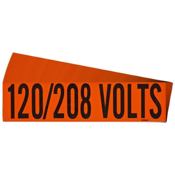 Brady Conduit and Voltage Sign and Labels,PK25 152315