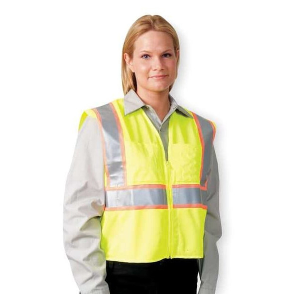 Condor 3XL Class 2 High Visibility Vest, Lime 1YAN7