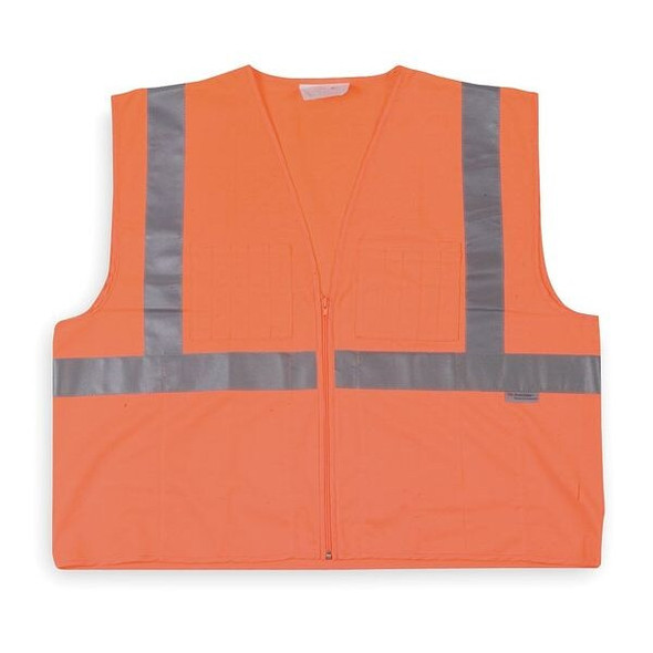Condor Medium Class 2 High Visibility Vest, Orange 1YAG4