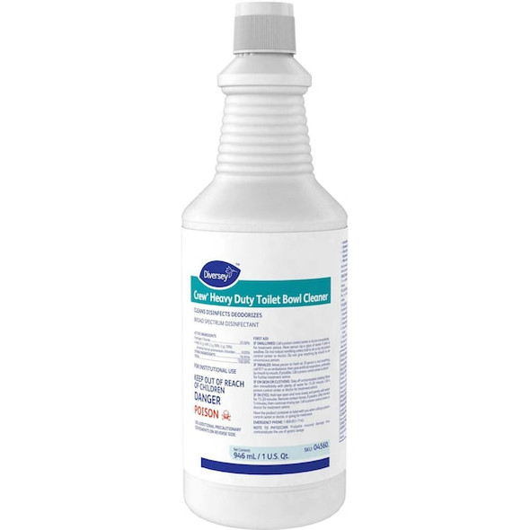 Diversey Toilet Bowl Cleaner,32 oz.,Mint,Blue 04560.