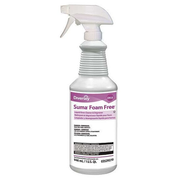 Diversey Oven/Grill Cleaner,32 oz.,Solvent,PK12 903529270