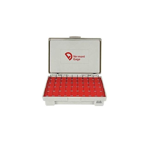 Vermont Gage Pin Gauge Set,Tool Steel,50 pcs. 901300200
