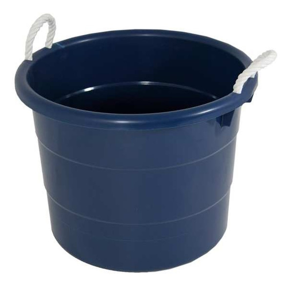 Homz Storage Tub Storage Tub, 18 gal, Navy, polypropylene 0402GRRB.08