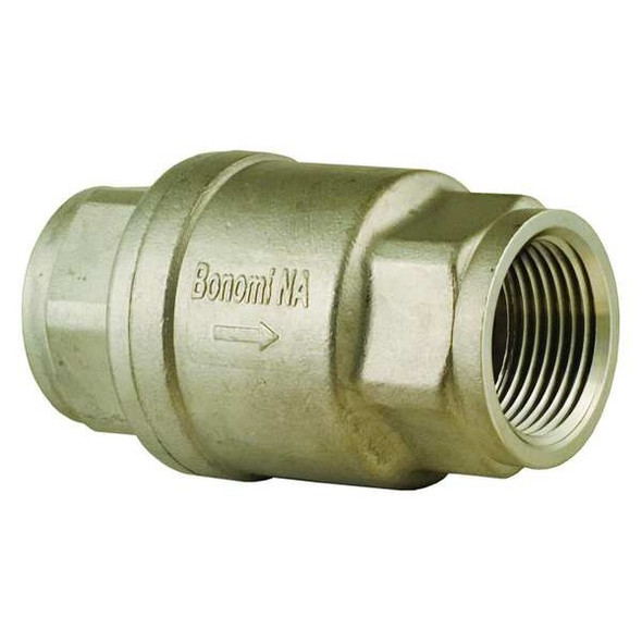 Bonomi 3/8" NPT Stainless Steel Spring Check Valve S800-3/8"