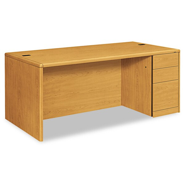 Hon Single Pedestal Desk,Full Right Pedesta H10787R.CC Hon Single Pedestal Desk,Full Right Pedesta H10787R.CC