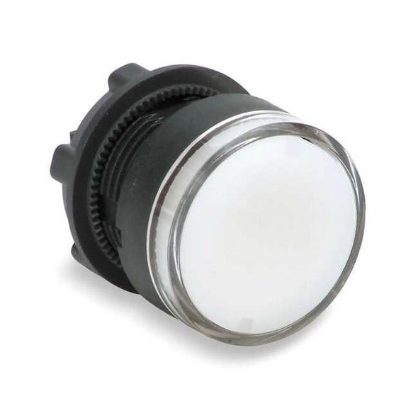 Schneider Electric Illuminated Push Button Operator, 22 mm, White ZB5AW31