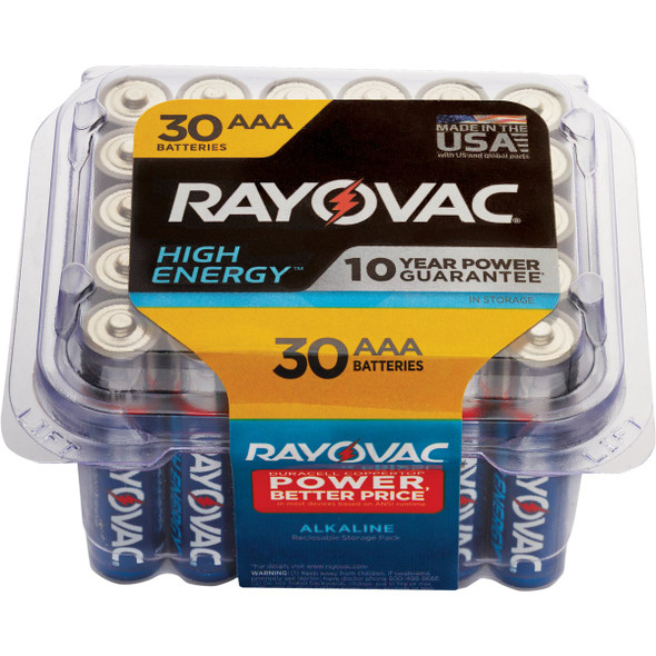 Rayovac High Energy AAA Alkaline Battery (30-Pack) Rayovac High Energy AAA Alkaline Battery (30-Pack)
