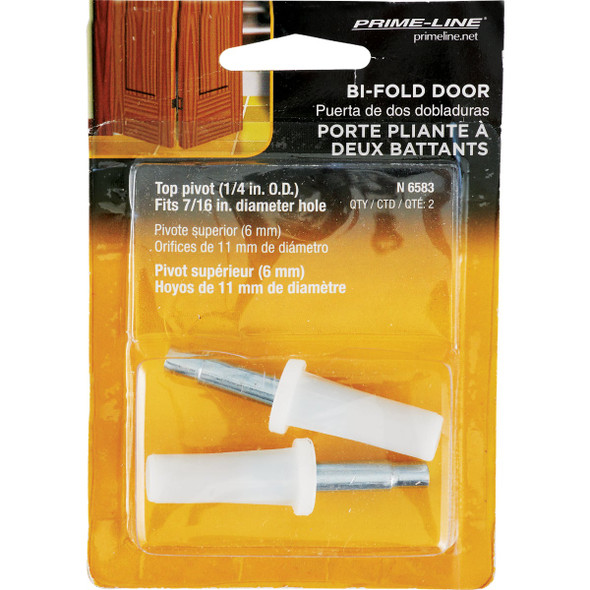 Prime-Line Nylon Base Bifold Door Top Mount Pivot (2 Count)