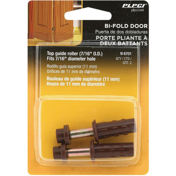 Prime-Line Nylon Base Bifold Doot Top Mount Pivot & Guide (2-Pack) N 6701 236349
