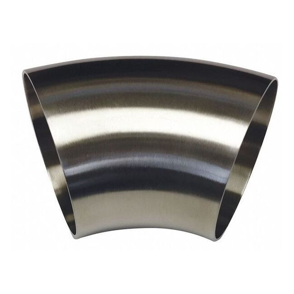 Precision Stainless - Usa Elbow,1-1/2" Tube Size,2-1/4" L,Metal 2WK-0150-7-6