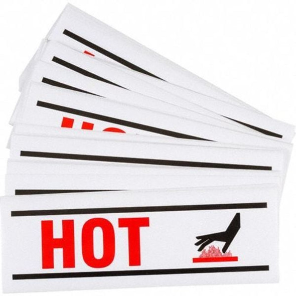 Brady Hazardous Warning Label,PK100 8817