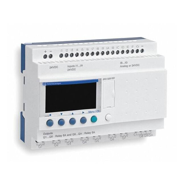 Schneider Electric Modular Smart Relay, 16Inputs, 10Outputs SR3B261FU