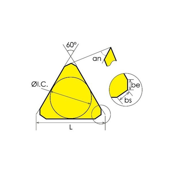 Hhip TPKN-1603PDR Carbide Milling Insert 6010-5003
