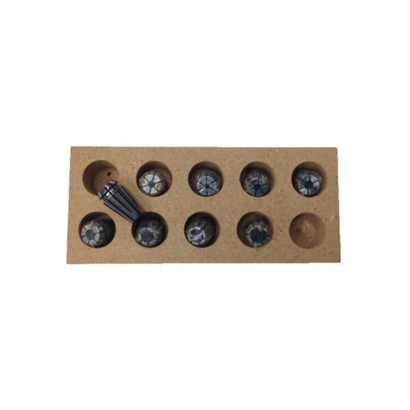 Hhip 1-32 to 9-32" 9 Piece ER-11 Spring Collet Set 3900-5164