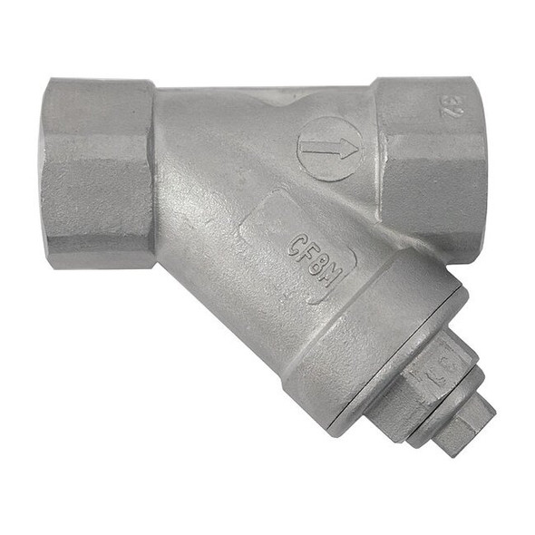 Y Strainer, 3/4" Pipe, FNPT x FNPT, 316 Stainless Steel, 800 psi