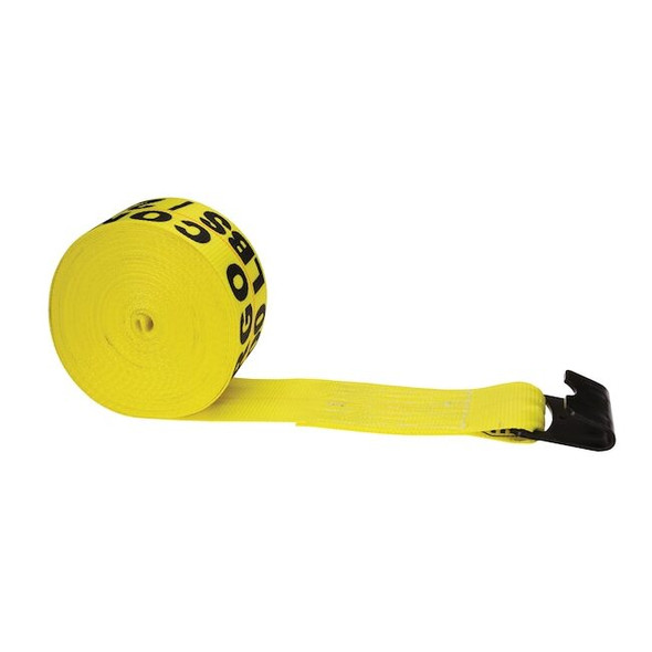 Us Cargo Control 4" x 30' Winch Straps with Flat Hook & Defender,430FH 430FH