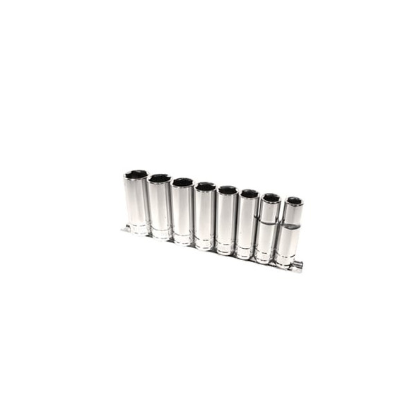 K-Tool International SAE Deep Socket Set,1/2"Dr,6Pt,8 pcs. KTI-23200