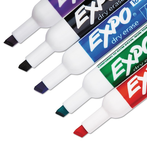 Expo DryErase Marker,Chisel Tip,Assorted,PK36 1921061