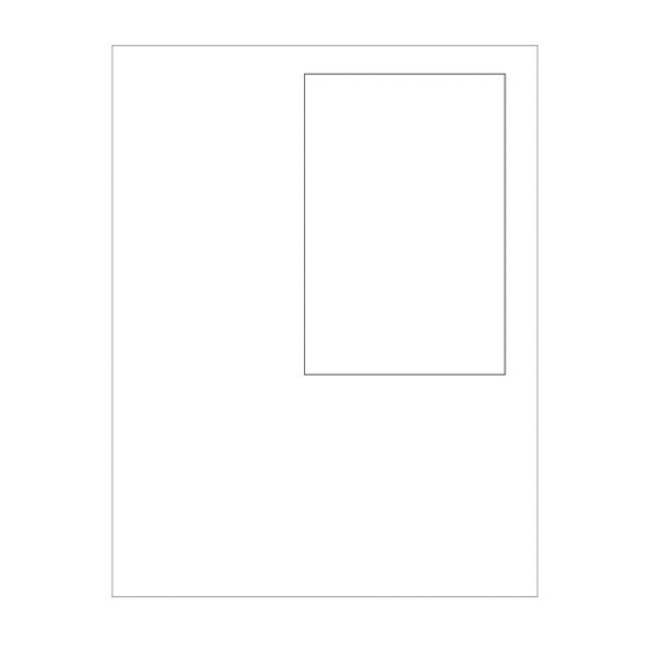 Tape Logic Integrated Labels, 4" x 6 in Label Size, White, PK100