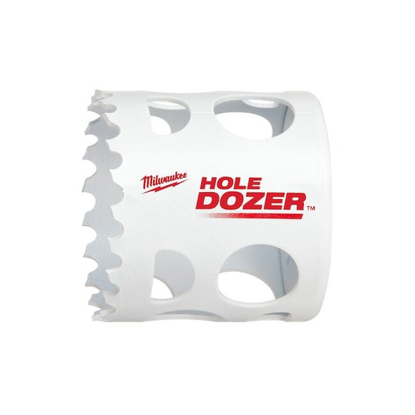 Hole Saw, 2 in Saw Dia., 3.5 Teeth per Inch, 1 5/8 in Max. Cutting Dp, Bi-Metal