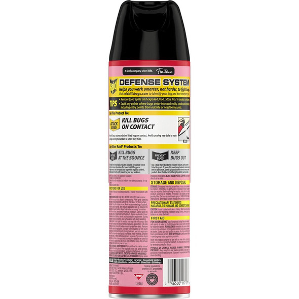Raid Ant and Roach Killer, 17.5oz Aerosol, Outdoor Fresh, PK12 660574