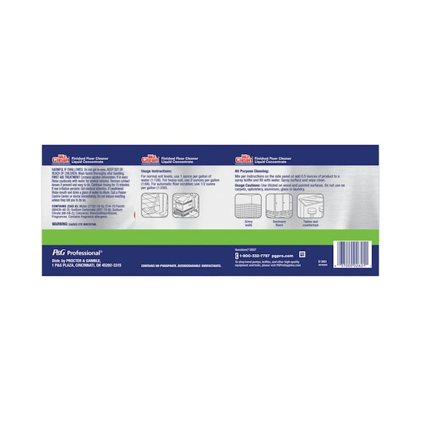 Mr. Clean Finished Floor Cleaner,Lemon Scent,PK3 2621 Mr. Clean Finished Floor Cleaner,Lemon Scent,PK3 2621