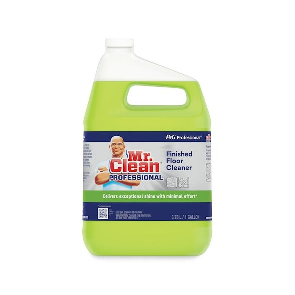 Mr. Clean Finished Floor Cleaner, Lemon Scent, One Gallon Bottle 00008229