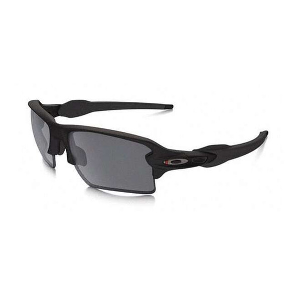 Flak 2.0 XL, Safety Glasses, Anti-Scratch, Black Lens, Black Frame, Half-Frame