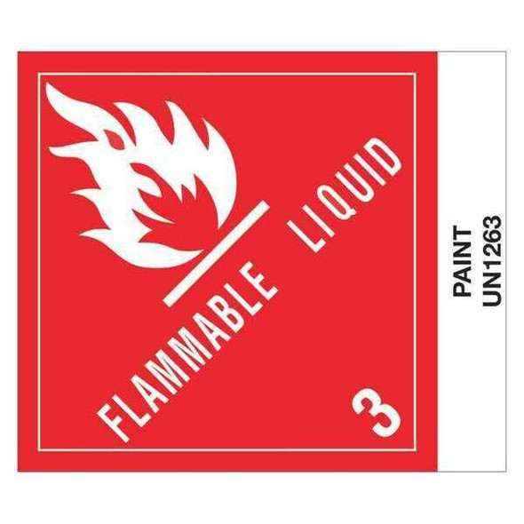 Tape Logic Label,Paint,4x4 3/4" DL512P5