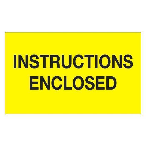 Tape Logic Label,Instructions Enclosed,3x5" DL1211 Tape Logic Label,Instructions Enclosed,3x5" DL1211