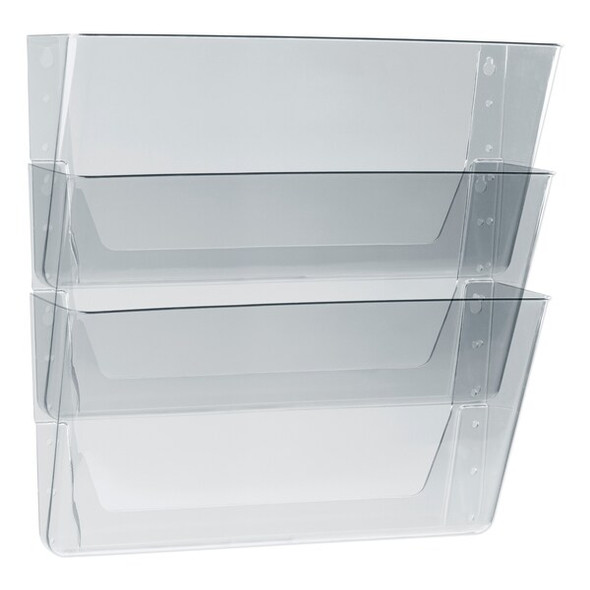 Storex Wall File,Clear,PK3 70229U06C