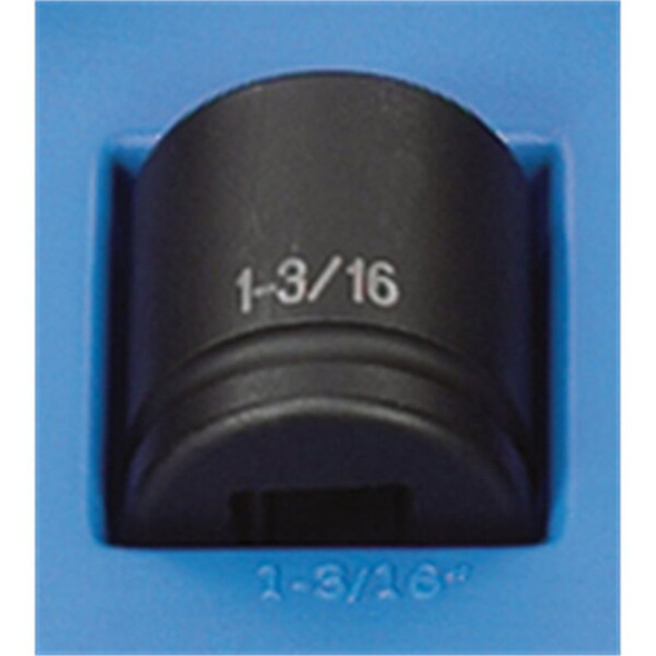 Grey Pneumatic Impact Socket,1-3/16",3/4"D,6pt. 3038R