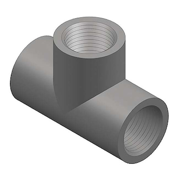 Manufacturer Varies PVC Tee, FNPT x FNPT x FNPT, 1 in Pipe Size 805-010