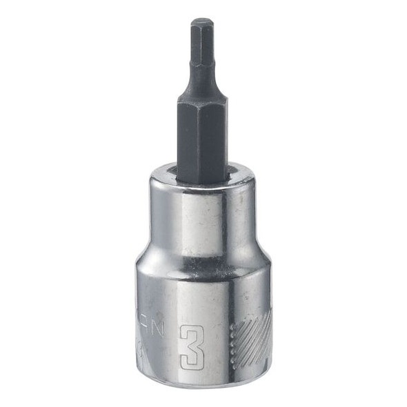 Craftsman Sockets, 3/8" Drive 3mm Hex Bit Socket CMMT13003