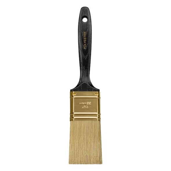 1-1/2" Wall Firm, Polyester Bristle, Paint Brush, Plastic Handle