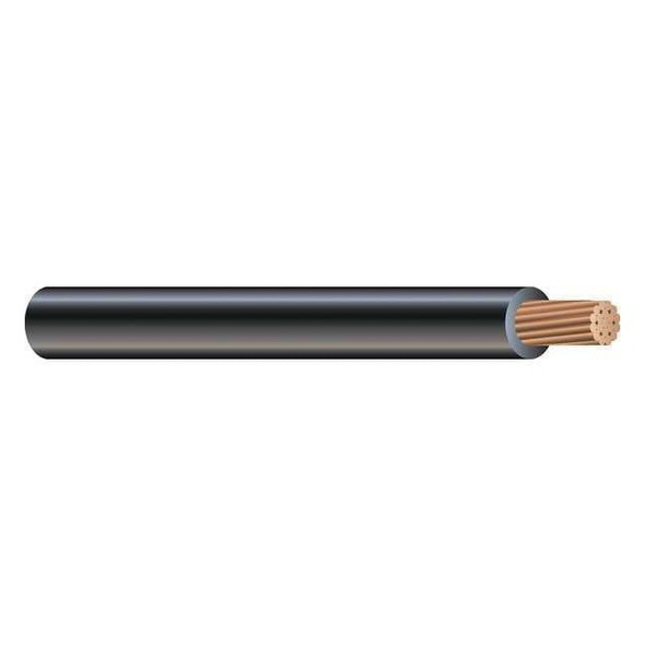Primary Wire, GPT, 16 AWG, 1C C, Black, PVC, Stranded, 60V, 100 ft.