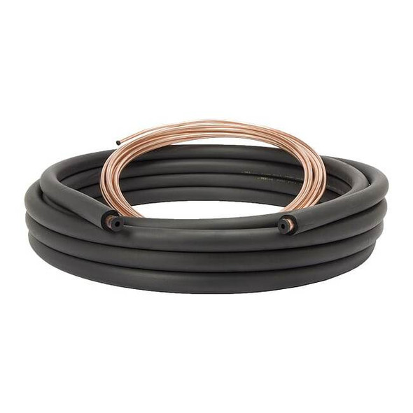 Streamline Refrigerant Line Set,1 1/8 x 3/8,L 50 Ft 61820500