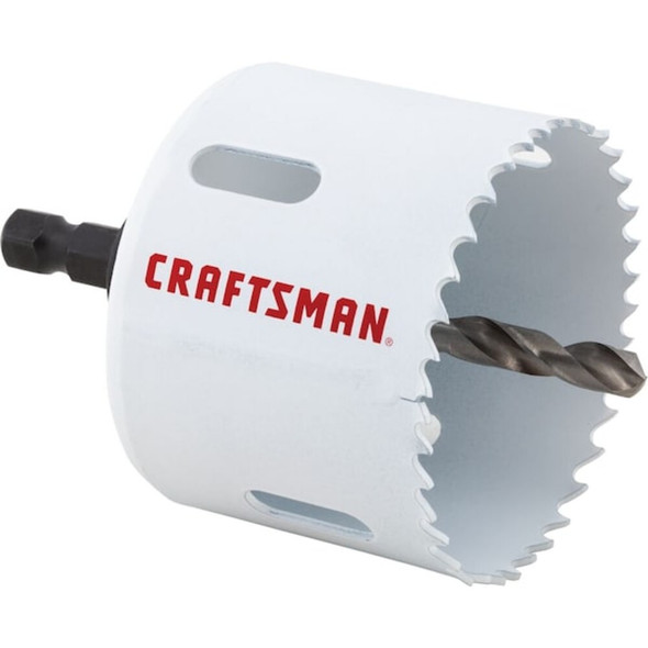 Craftsman Bi-Metal Hole Saw With Arbor,2-1-2" CMAH1212A