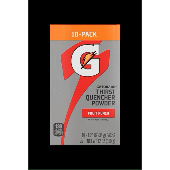 Gatorade Sports Drink Mix,Fruit Punch,PK10 04702 Gatorade Sports Drink Mix,Fruit Punch,PK10 04702