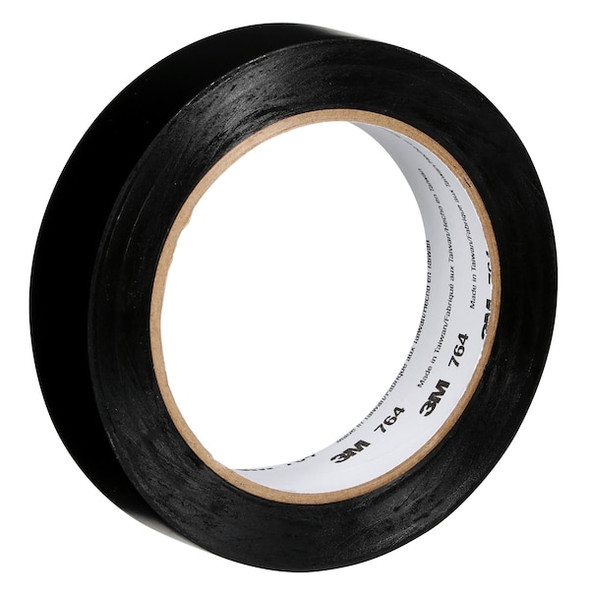 3m Vinyl Tape,764,1"x36yd,Blck,PK36 T965764B